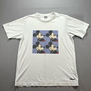 UNIQLO Andy Warhol X Disney Mickey Short Sleeve Pop Art T-Shirt - Mens Small